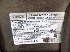 2017 Ford Edge SEL Gray 2.0L Turbo AT 2WD #F22951